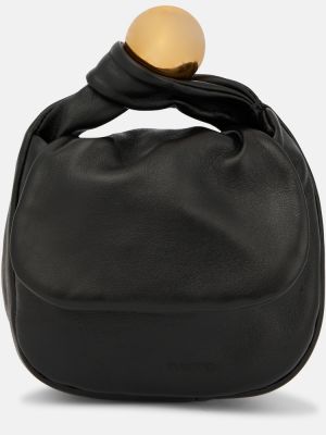Кожени чанта тип „портмоне“ Jil Sander черно