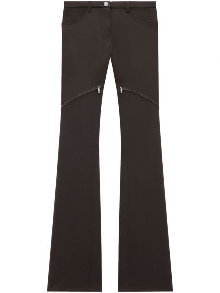 Pantalon taille basse Courrèges marron