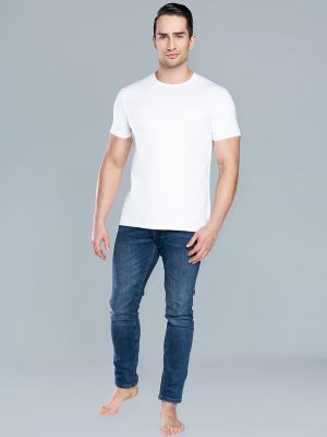 Μπλούζα με κοντό μανίκι Italian Fashion λευκό