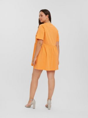 Póló Vero Moda Curve narancsszínű