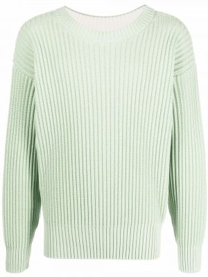 Pull en tricot Ami Paris vert