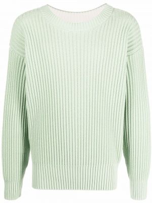 Maglione con scollo tondo Ami Paris verde