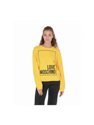 Sweatshirt Love Moschino gelb