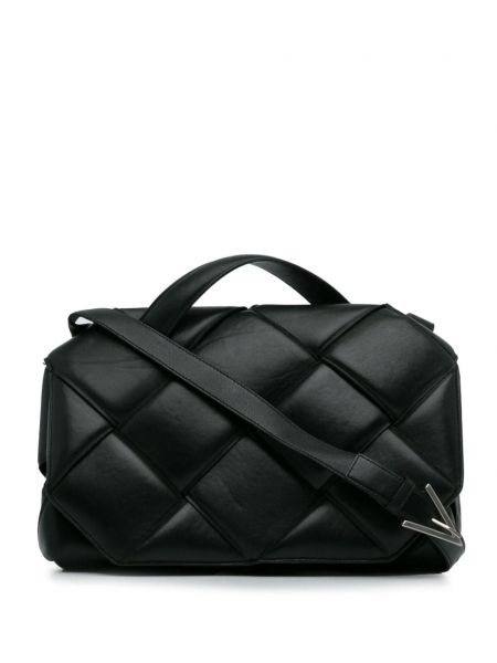Bőr táska Bottega Veneta Pre-owned fekete
