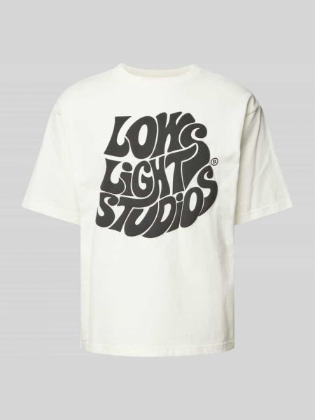 Koszulka z nadrukiem Low Lights Studios biała