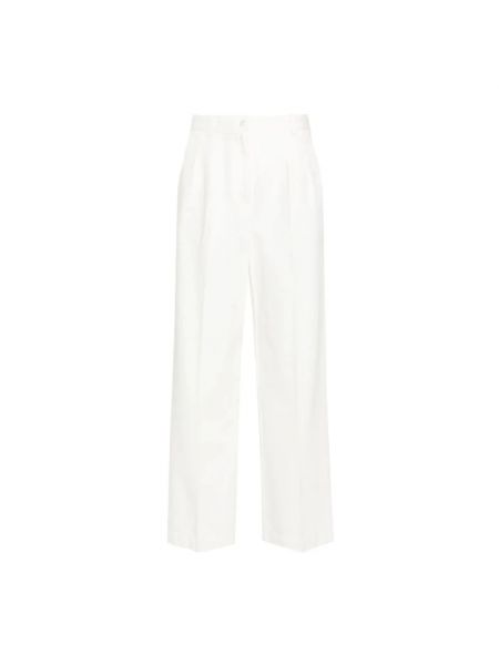 Spodnie relaxed fit A.p.c. białe
