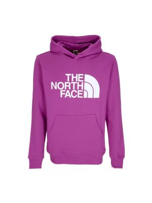 Bluza z kapturem The North Face fioletowa