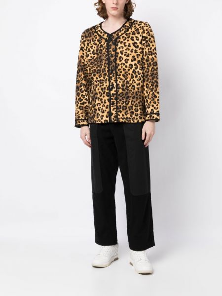 Strickjacke mit geknöpfter mit print mit leopardenmuster Clot