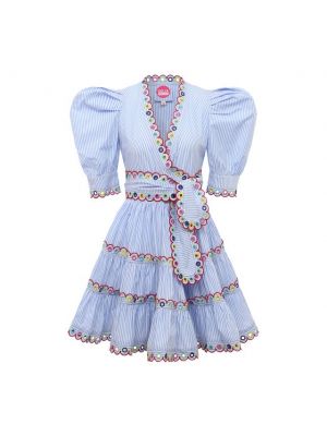 Хлопковое платье Celia B голубое