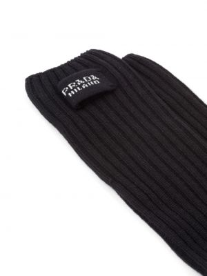 Socken mit print Prada schwarz