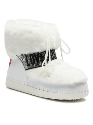 Cizme de zăpadă Love Moschino alb