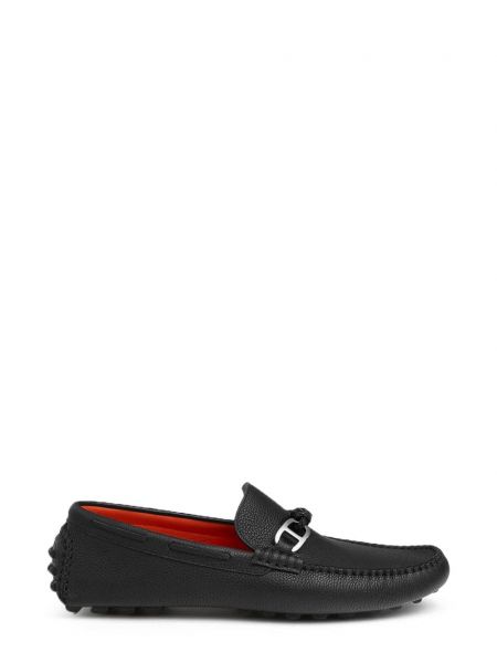 Δερμάτινα loafers Hermès Pre-owned μαύρο