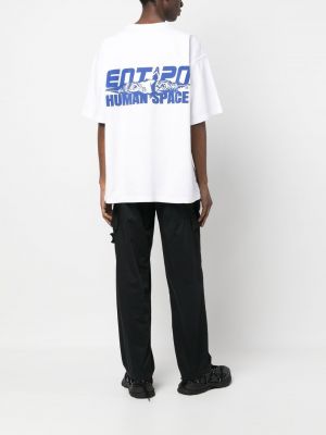 T-shirt en coton à imprimé Enterprise Japan blanc
