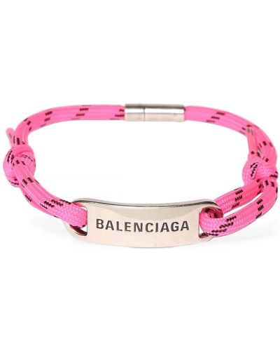 Ogrlica Balenciaga ružičasta