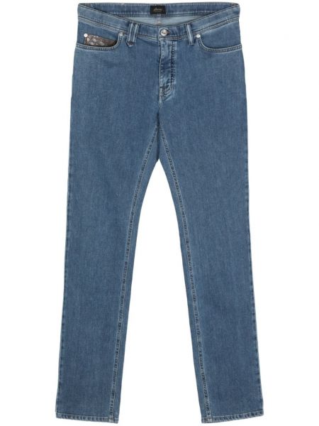 Jeans skinny slim Brioni bleu