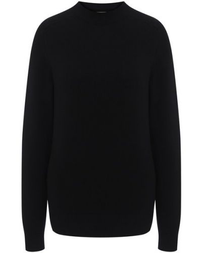 Шерстяной пуловер Bottega Veneta - Черный