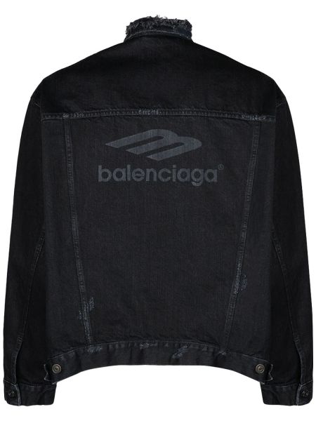 Pamuk ceket Balenciaga siyah