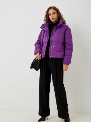 Утепленная демисезонная куртка Concept Club фиолетовая