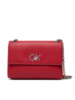 Pisemska torbica Calvin Klein rdeča