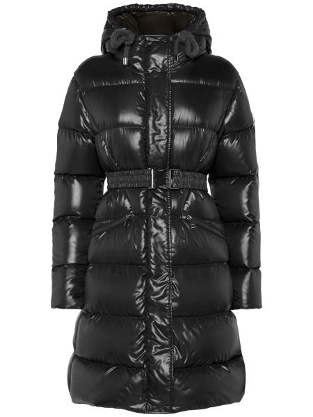 Nylon lang jakke Moncler svart