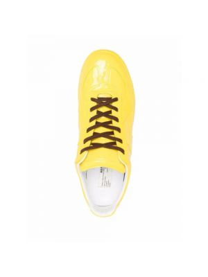 Lakierowane sneakersy Maison Margiela żółte