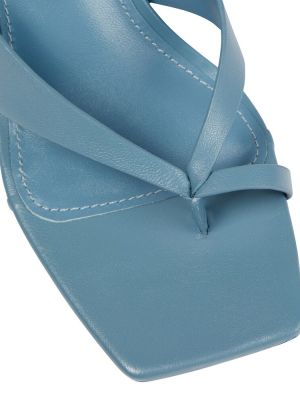Sandały skórzane Simkhai niebieskie