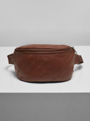 Кожаная сумка спортивная Urban Classics Accessoires коричневая