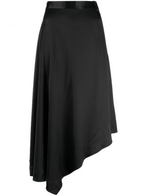 Asimetrična midi suknja Jnby crna