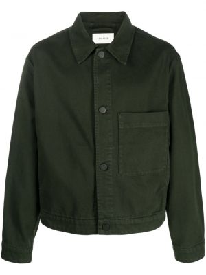 Bavlnená košeľa Lemaire zelená