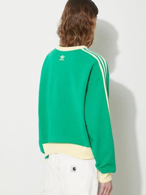 Hoodie s kapuljačom Adidas Originals zelena