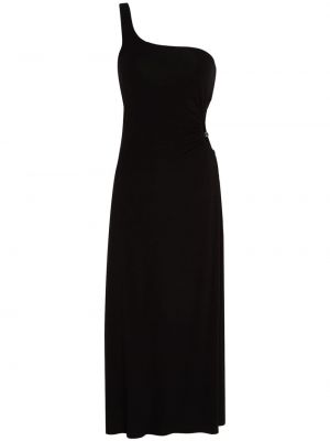 Μίντι φόρεμα Karl Lagerfeld μαύρο