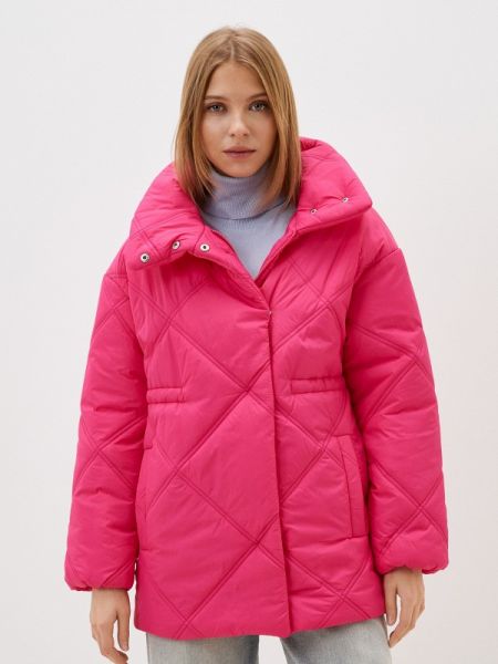 Утепленная демисезонная куртка Trendyangel розовая