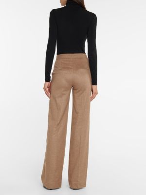 Pantalon taille haute Veronica Beard marron