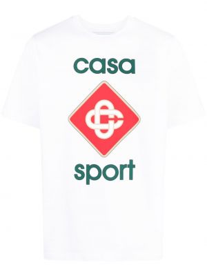 Αθλητικό μπλούζα Casablanca λευκό