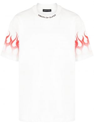 T-shirt aus baumwoll mit print Vision Of Super