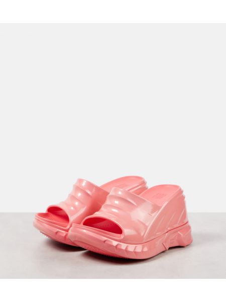Pantofi cu pană Givenchy roz
