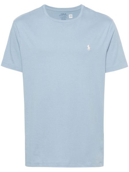 Bavlněné polokošile Polo Ralph Lauren modré