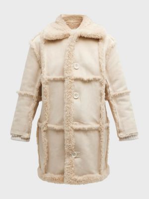 Oversize-пальто из искусственной овчины Samira STAND