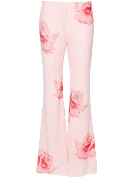 Kalhoty s potiskem Kenzo růžové