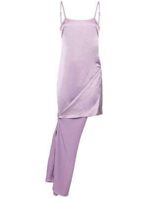 Asymetrické saténové mini šaty na zip Jw Anderson
