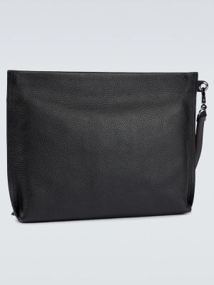 Τσάντα με καρφιά Christian Louboutin μαύρο