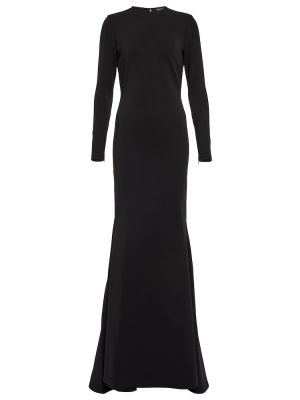 Jersey midi ruha Balenciaga fekete