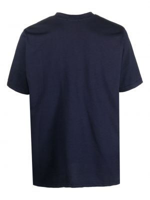 Kokvilnas t-krekls ar izšuvumiem Family First zils