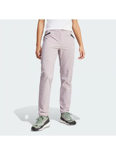 Spodnie Adidas fioletowe