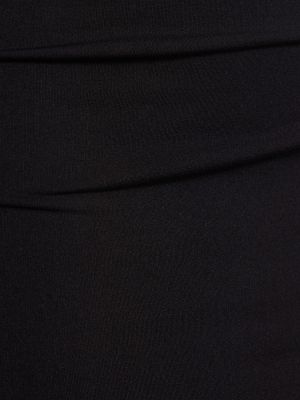 Jupe mi-longue en jersey Wolford noir