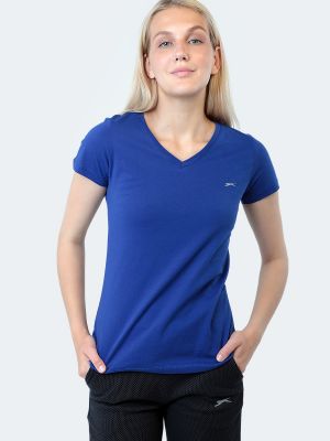 Priliehavé tričko Slazenger modrá
