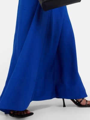 Robe longue en lin Dorothee Schumacher bleu