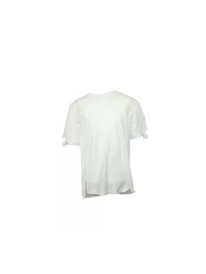 Biała koszulka bawełniana Helmut Lang