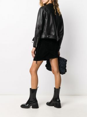 Falda de cintura alta Comme Des Garçons Pre-owned negro