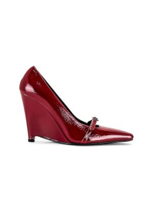 Pumps mit keilabsatz Helsa rot